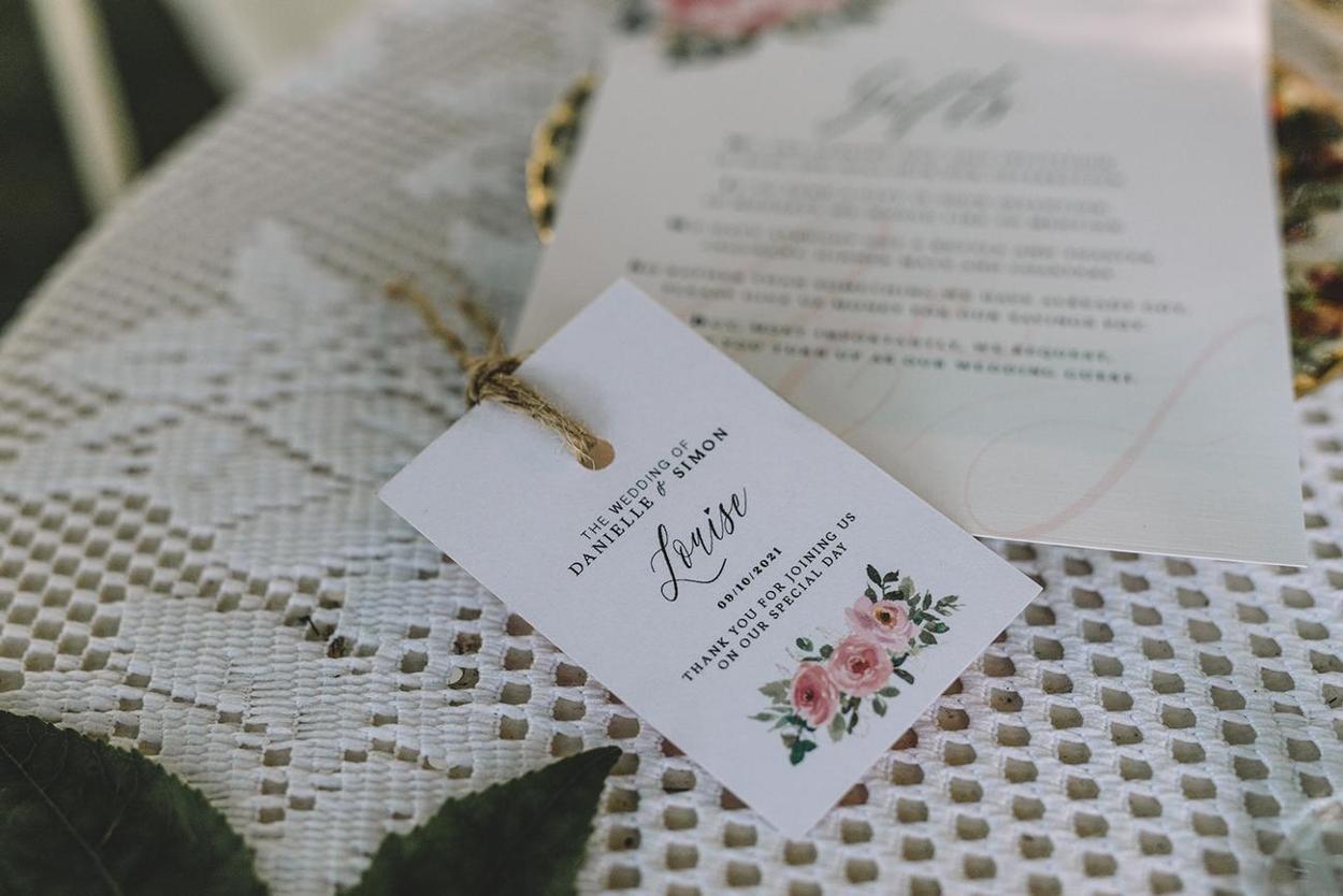 Rustic Wedding Invites - Floral Wedding Invitations - Pink Wedding Invites - Peach Wedding Invites