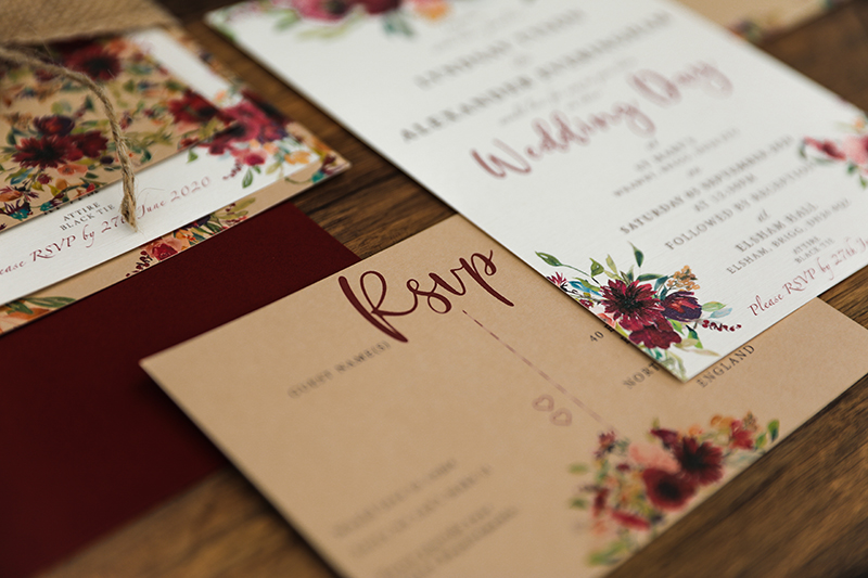 Original Wedding Stationery Page | Wedding Photographer and Wedding Stationery Designer in North Lincolnshire and UK gallery image 4