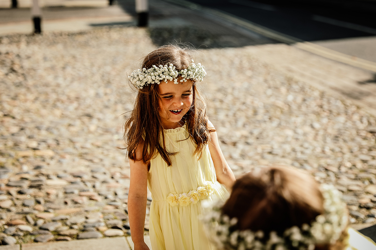 Flower Girl, Yorkshire Wedding Photographer, North Lincolnshire Wedding Photography, Natural Wedding Photographer, fun Wedding photographer