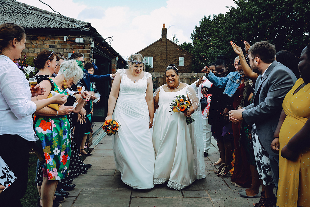 Beverley Wedding Photography, York Wedding Photography, Same Sex Wedding Photographer, North Lincolnshire Wedding Photographer, Confetti photo