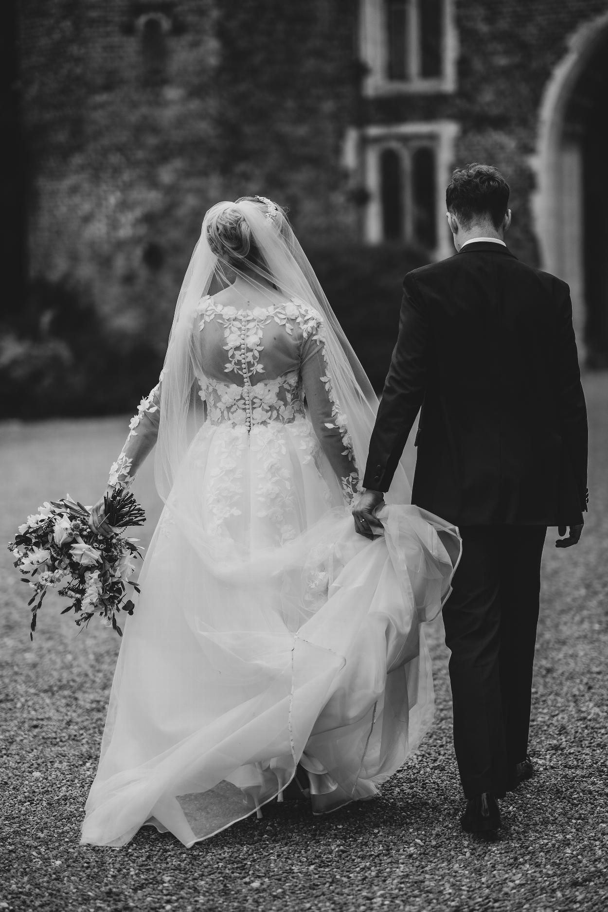 Hodsock Priory Wedding Photography - Bride and Groom - Hodsock Wedding Photographer - Candid Wedding Photographer