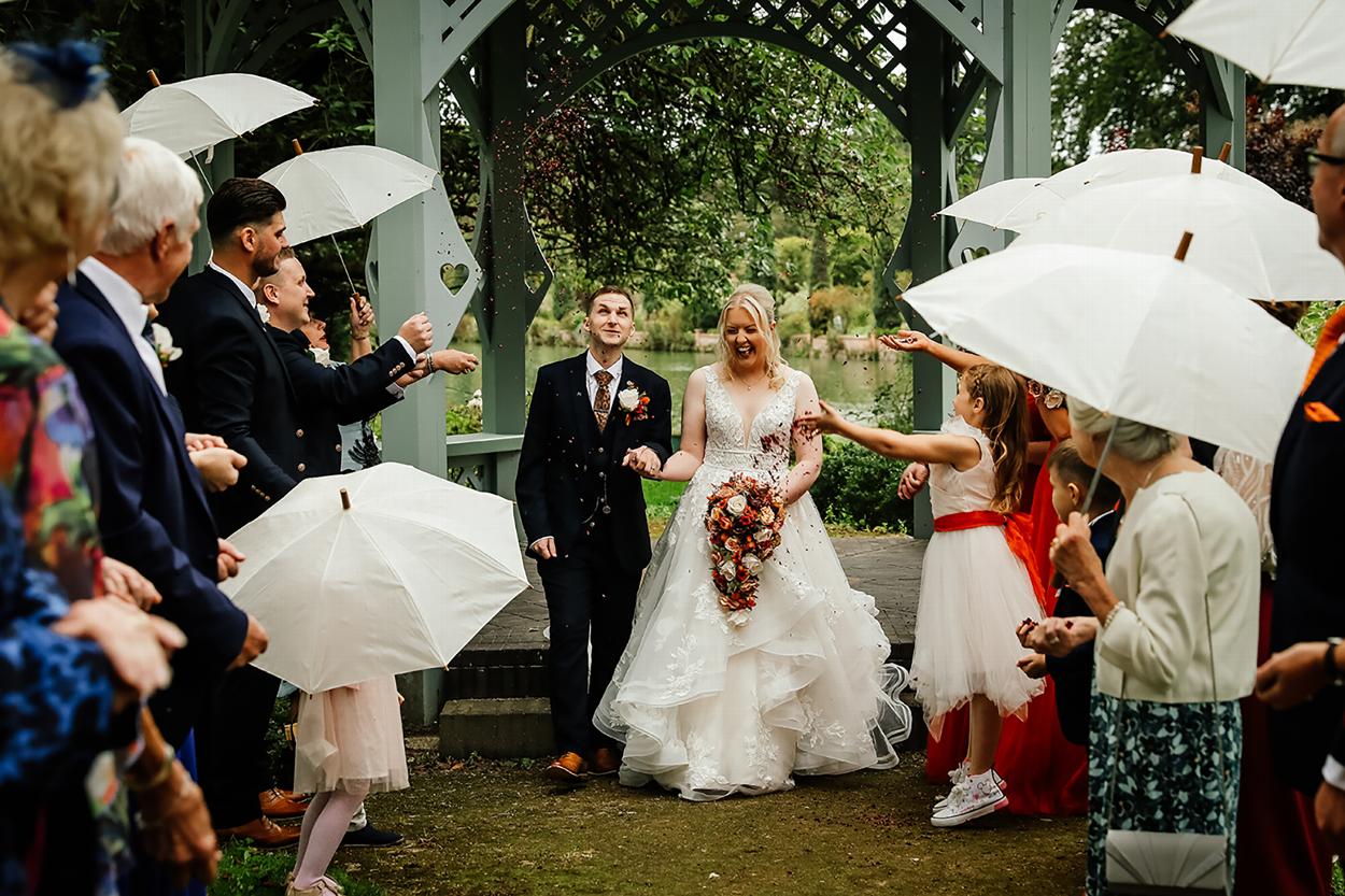 Confetti Wedding Photos - Elsham Hall Wedding Photography - North Lincolnshire Wedding Photographer - Candid Wedding Photographer