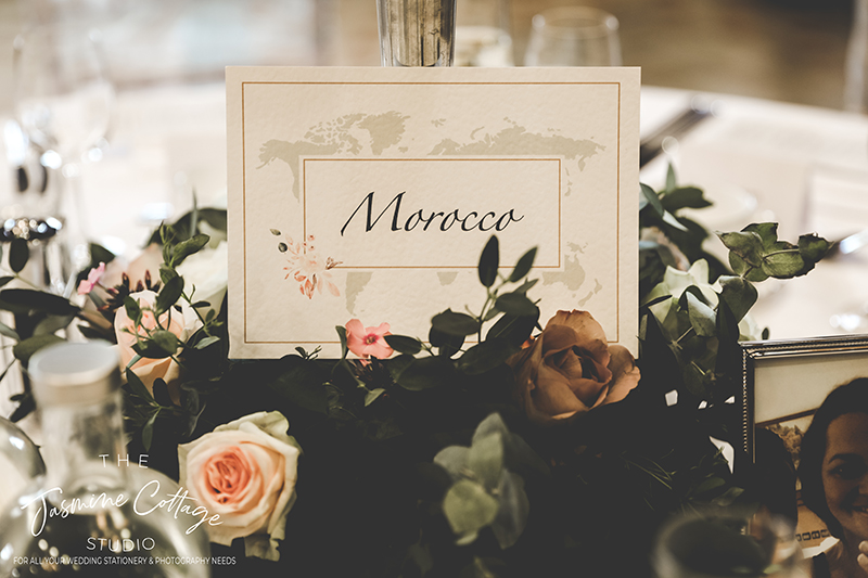 Wedding Photographer in North Lincolnshire - Table Name