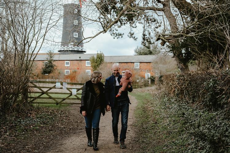 Skidby Mill, Hull Family Photo Session - Sarah & Neil Family Photo Session at Skidby Mill, Hull